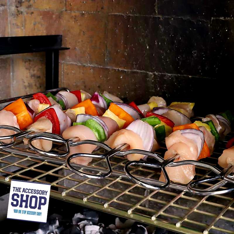 Kebab Grill Set (Chrome) LKs