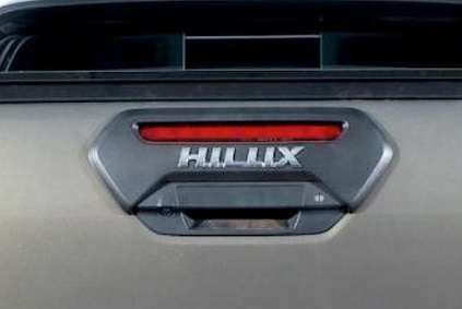 Toyota Hilux Tailgate Brake Light Cover with Logo 2016-