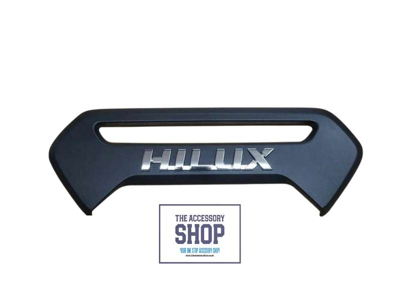 Toyota Hilux Tailgate Brake Light Cover with Logo 2016-