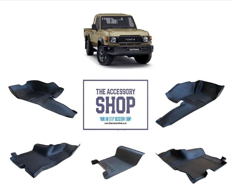 Toyota Landcruiser 70 Series Heavy Duty mat set rubber Moulded 2024-