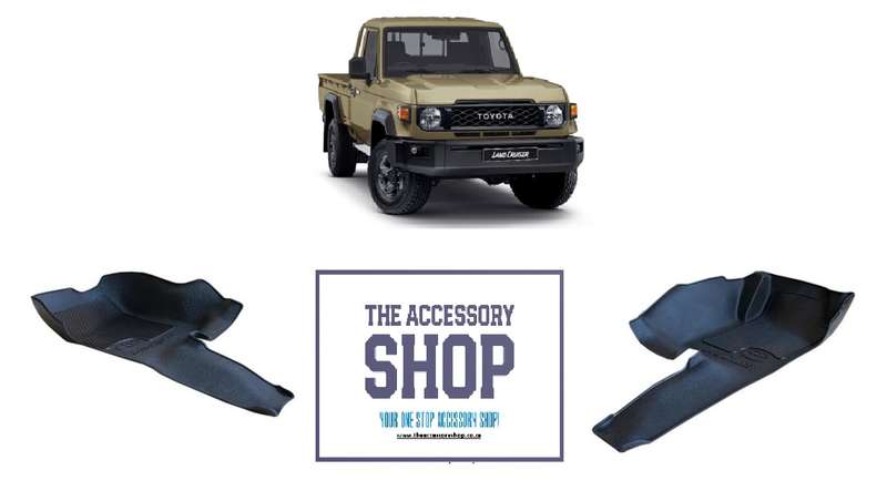 Toyota Landcruiser 70 Series Heavy Duty mat set rubber Moulded 2024-