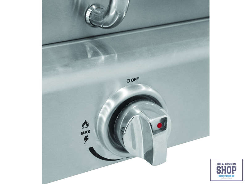 Pizza Oven Gas Stainless Steel Cibo, with Built-In Thermometer  -Alva