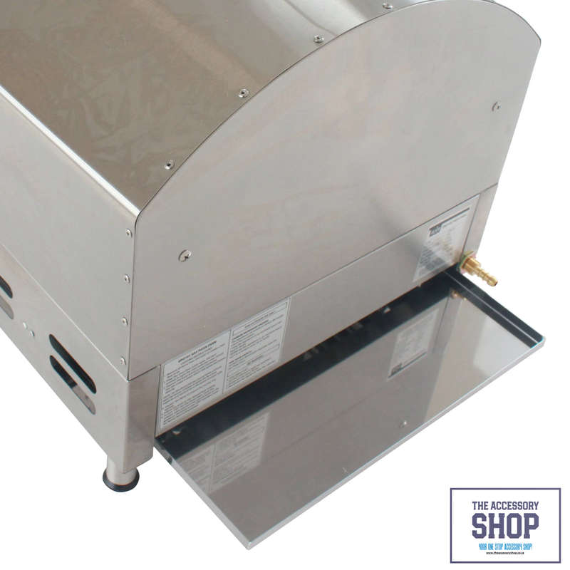 Pizza Oven Gas Stainless Steel Cibo, with Built-In Thermometer  -Alva