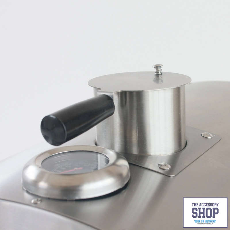 Pizza Oven Gas Stainless Steel Cibo, with Built-In Thermometer  -Alva
