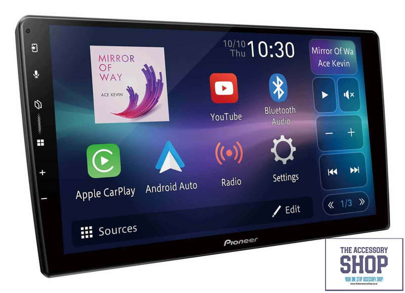 Pioneer 9 AV Receiver With Wireless Apple CarPlay, Wireless Android Auto and Mirroring DMH-AP6...