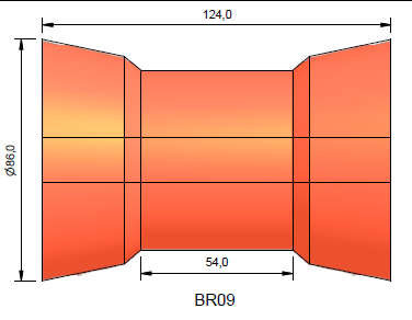 Boat trailer rollers Polyurethane
