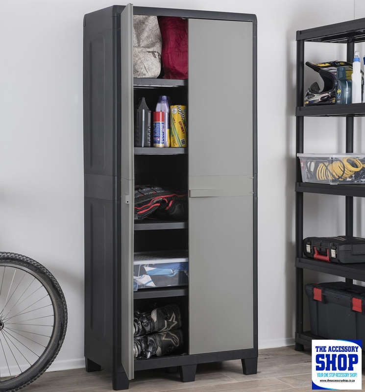 Cabinet with shelves 1.8m high - Toolmax