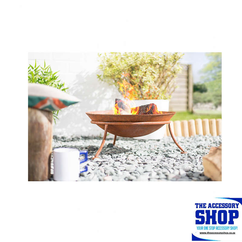Firepit Oxidised Kutu 47cm-La Hacienda