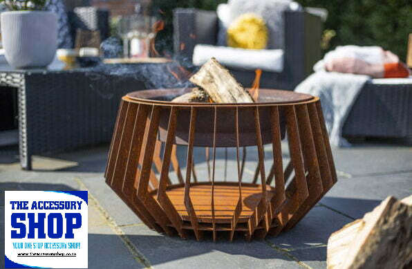 Firepit Oxidised Turbine 60cm-La Hacienda