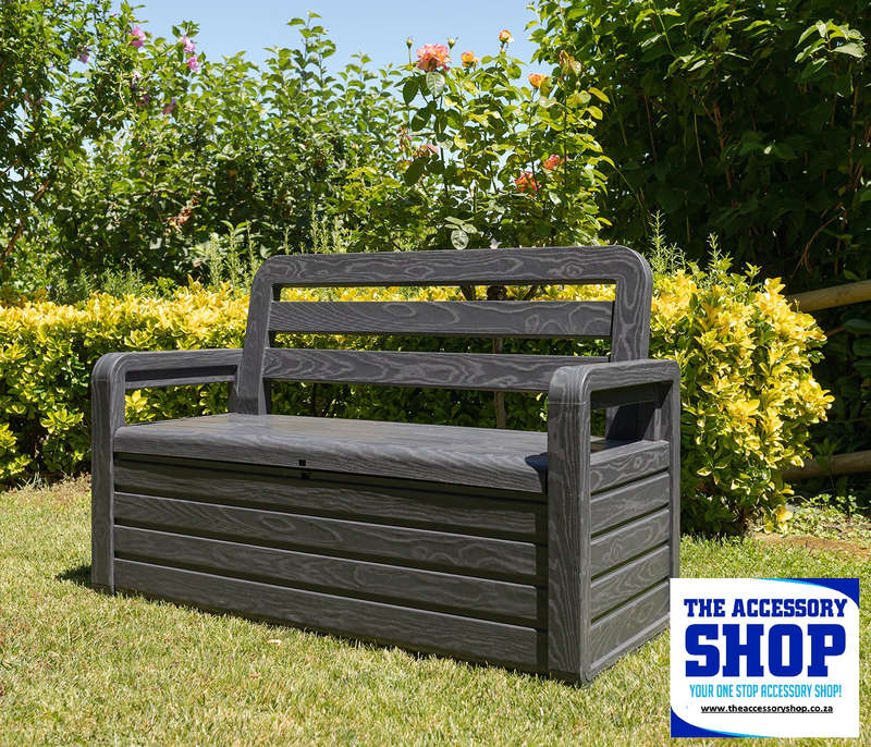 Garden bench With 263l Storage - Toolmax
