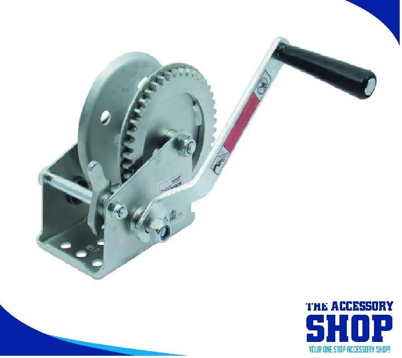 Hand Winch - 635kg (1400 Pound) Capacity Galvanised