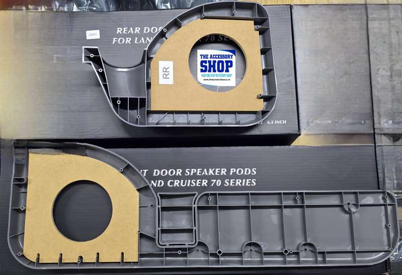 Toyota Land Cruiser 70 Series 6inch  Front &amp; Rear door speaker pods
