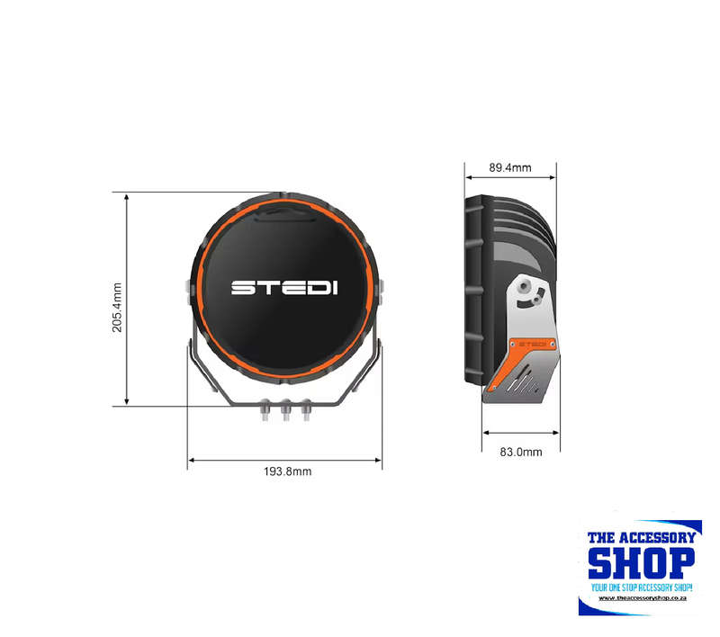 STEDI LED Spot Type-X Sport Plus 7 Inch