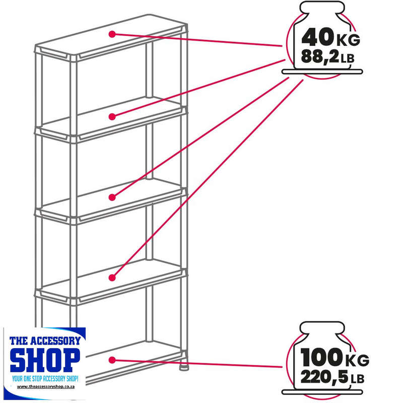 Shelving Unit Universal Pro 94-5 5-Tier - Toolmax