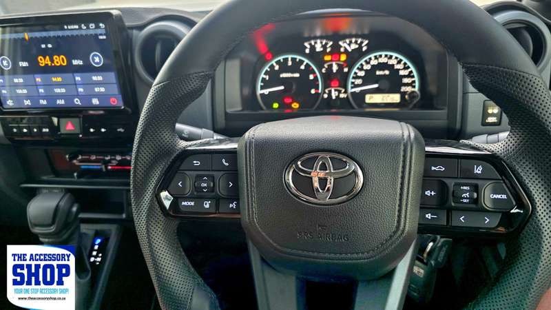 Toyota Landcruiser GR steering wheel