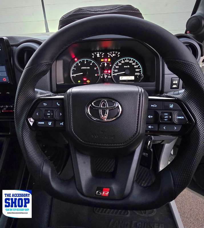 Toyota Landcruiser GR steering wheel