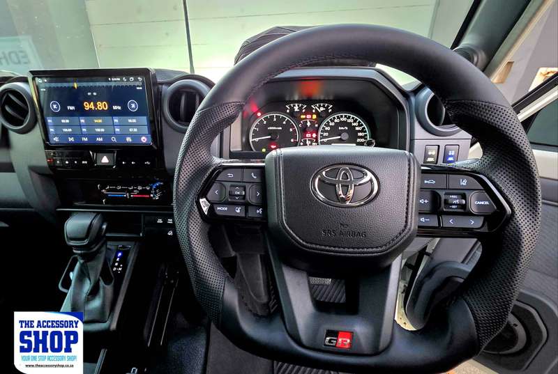 Toyota Landcruiser GR steering wheel