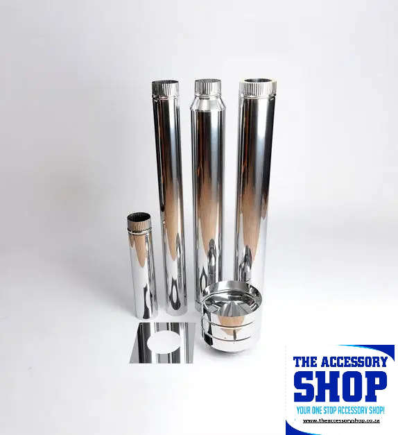 Flue Kit Vertical 125mm 430 Stainless steel LKs