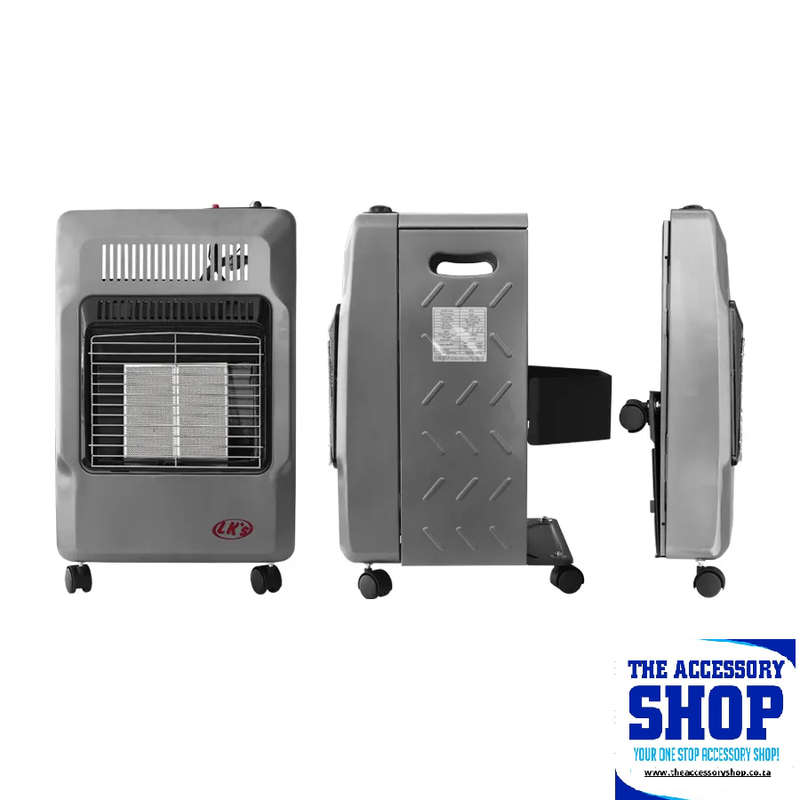 Heater Gas Roll About Fold up 2 panel (Compact)  GREY LKs