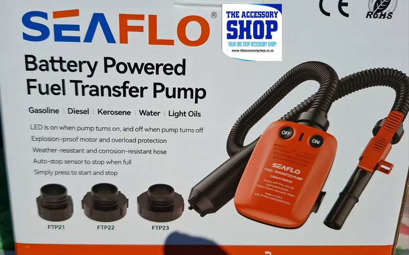 Transfer Battery Powered Pump series, Oil, Fuel, Water Seaflo