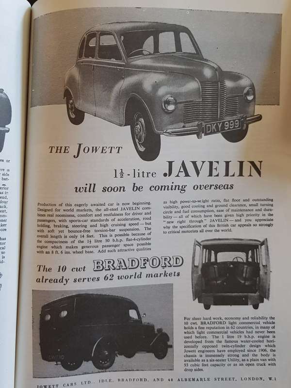 Jowett - published by G. I. Garside: 1985