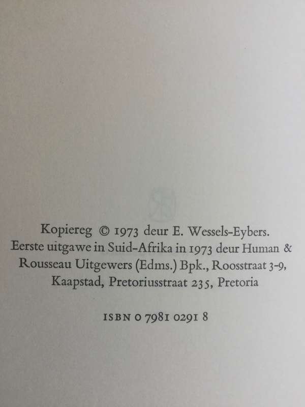 Kruis of Munt - Elisabeth Eybers