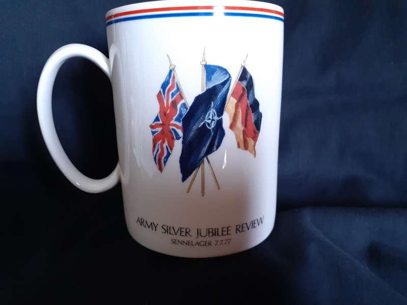 ER2 Silver Jubilee Programme Sennelager:  Wedgewood Tankard Mug