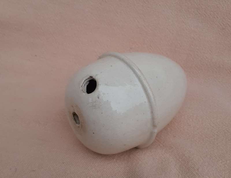 Ceramic Pulley weight for old ceiling light