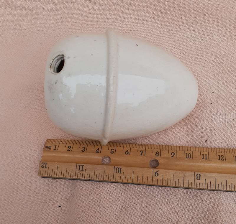 Ceramic Pulley weight for old ceiling light