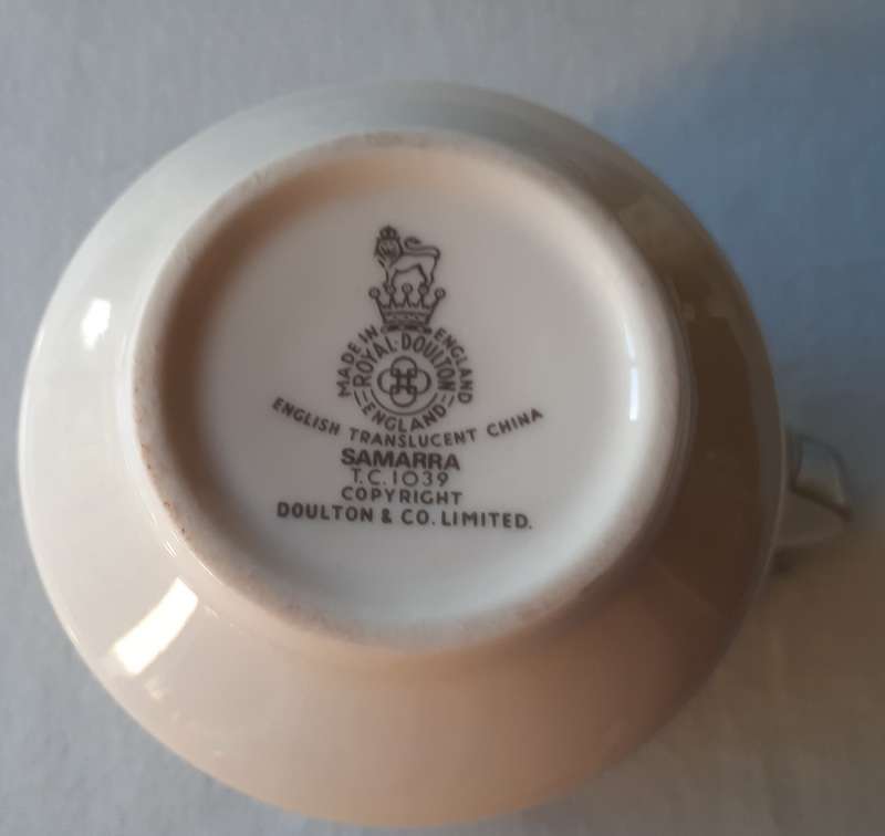 Royal Doulton Tea Set 6 trios Samarra 1960's design