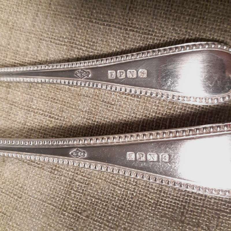 Epns boxed spoon and fork - childs