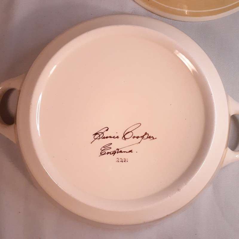 Susie Cooper Serving Dish and bowl pattern 2231-1940's