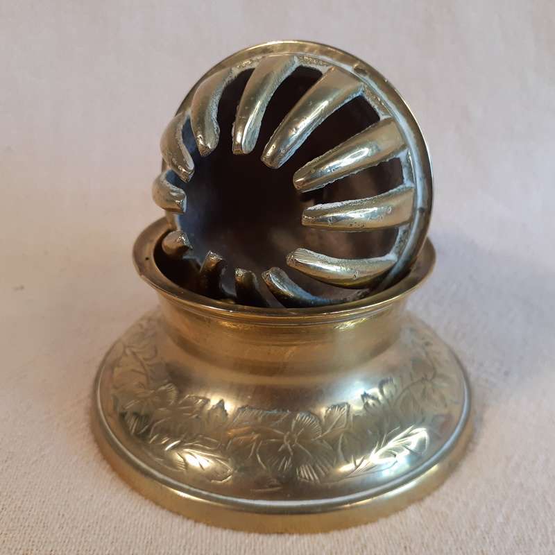 Indian Brass Bell, elephant bell, temple bell - 9 cms base