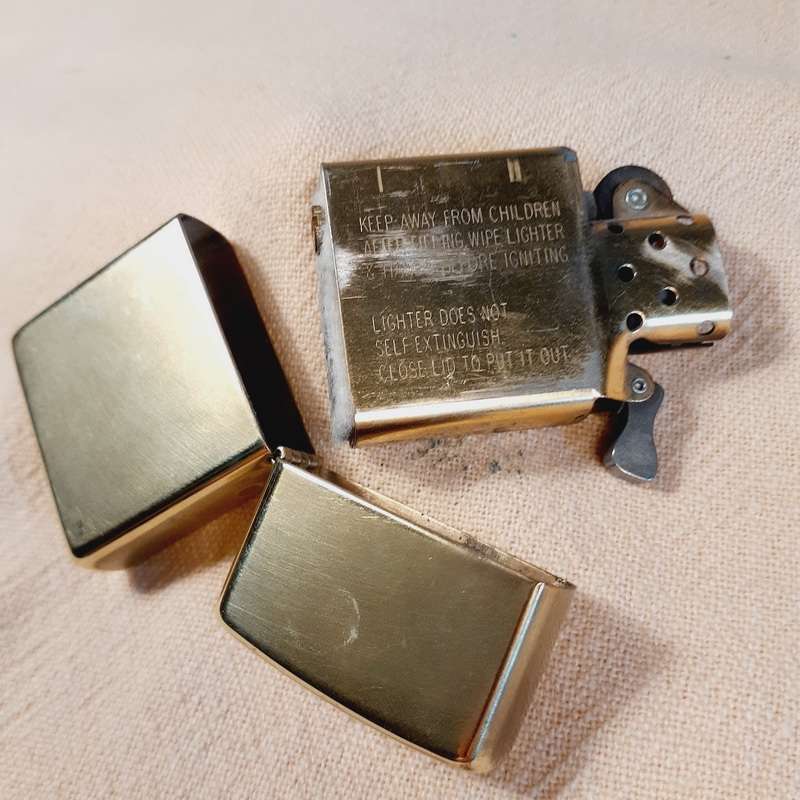 1999 Zippo Slim Cigarette Lighter- Engraved Navy Carrier USS John F Kennedy