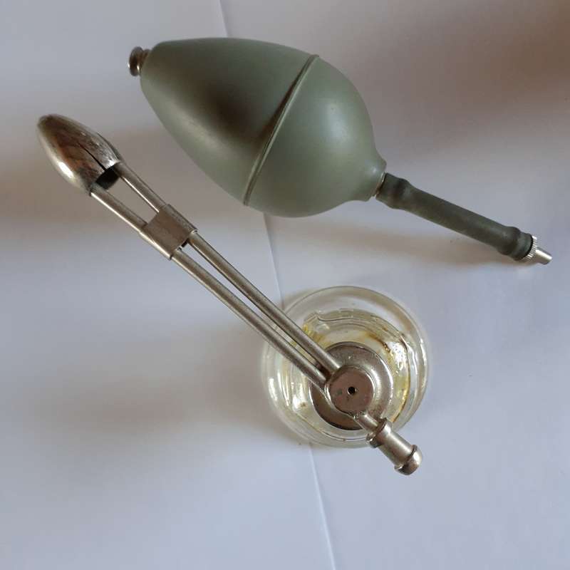 Vintage Medical nasal spray atomizer - USA Holmspray with instructions