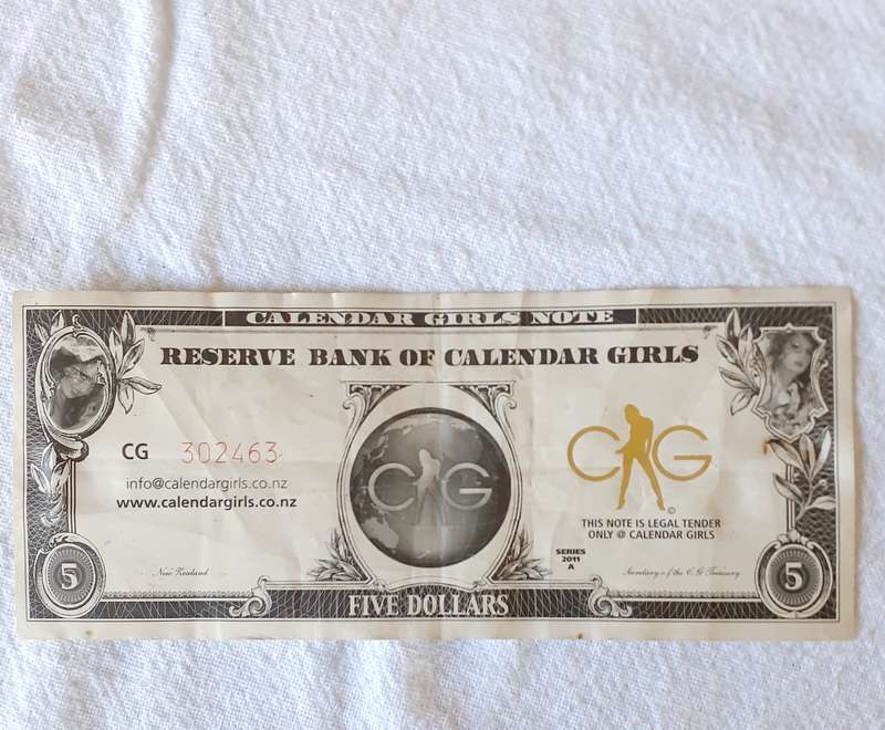 Playboy stripclub Calendar girl dollars money