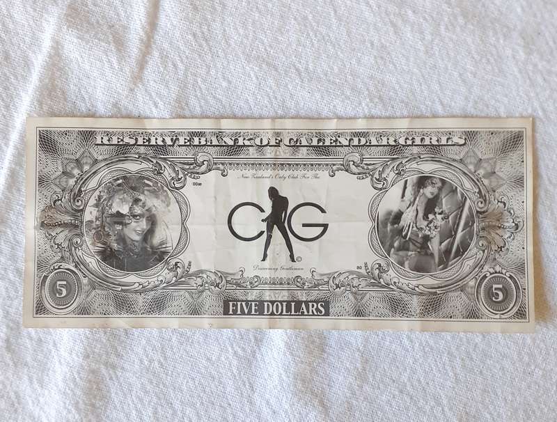 Playboy stripclub Calendar girl dollars money