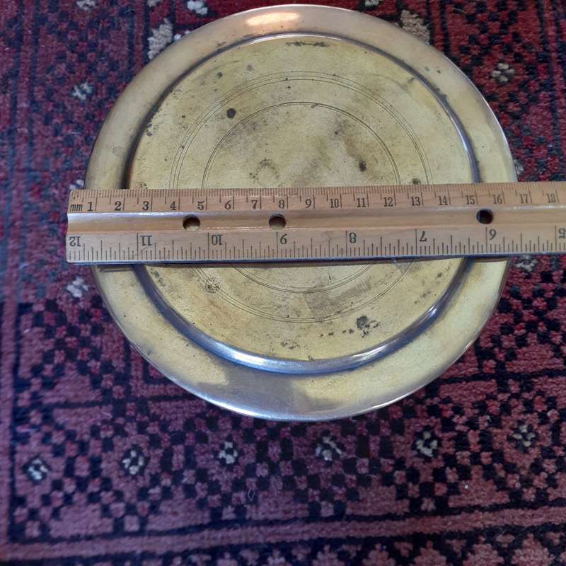 Dutch Brass pot/container humidor - 18 cms x 16.5 cms1 kg