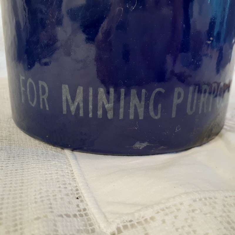 Mining Enamel Billy Can Omega - Gandys (sa) ltd Cyanide Dept - Mining Purposes