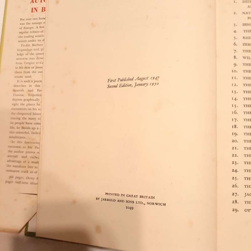 Wild Life in South Africa - J Stevenson-Hamilton - second ed 1950