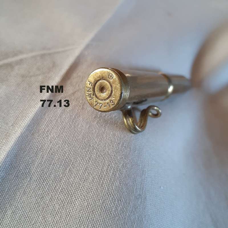 Other War Memorabilia - Pen - Rifle cartridge FNM 77-13 Bullet casing ...