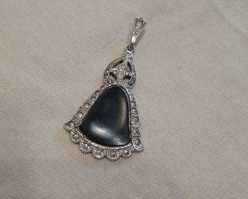 Stirling Silver Pendant - Theda USA  Marcasite