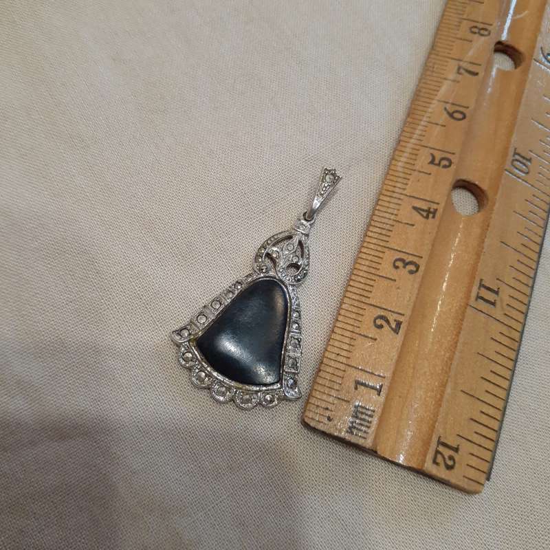 Stirling Silver Pendant - Theda USA  Marcasite