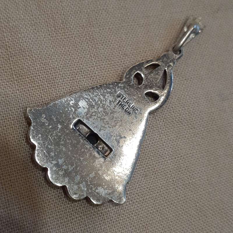 Stirling Silver Pendant - Theda USA  Marcasite