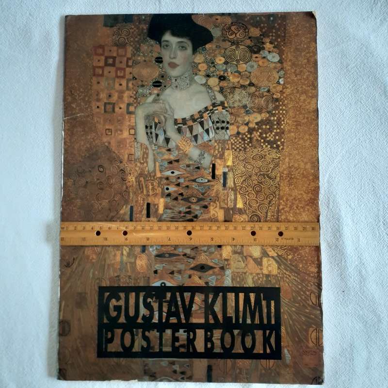 Klimpt art posters in folder - 6 high quality Gustav Klimpt vintage images