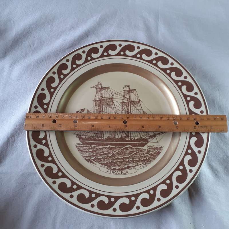 Maritime Shipping plate- Danish Brig "FORMICA "