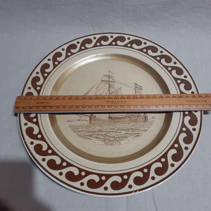 Maritime Shipping plate -  "Nereus" - Ottensten Denmark decorative plate