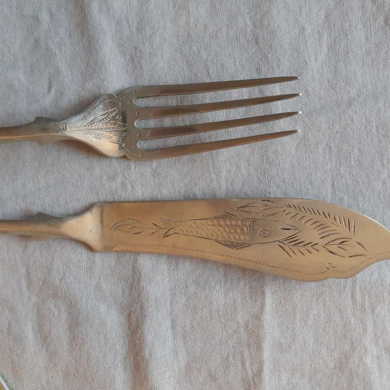 Fish Set - Fish knives and forks 12 - A P and Co