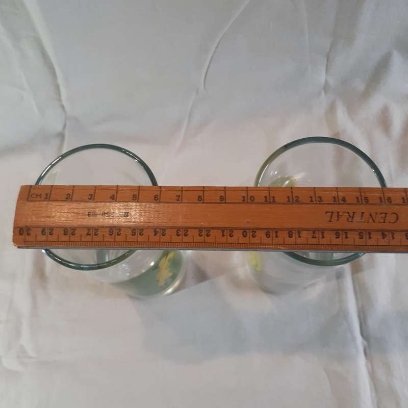 Vintage Girlie Bar Glasses Nude (with added stars) 2 glasses