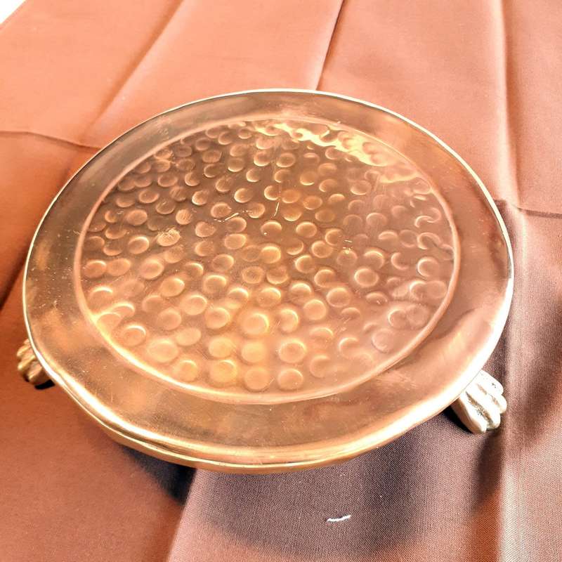 Brass Trivet - pot plant - potstand - 17 cms